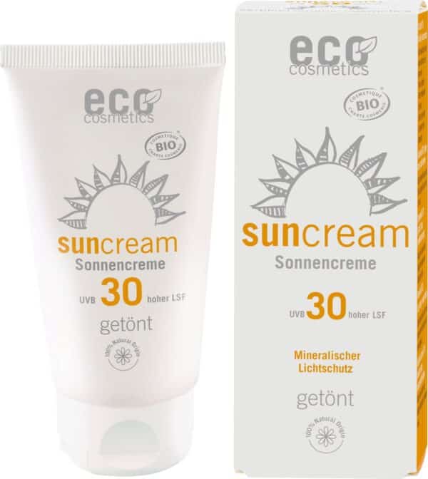 eco cosmetics Sonnencreme LSF 30 getönt - 75 ml