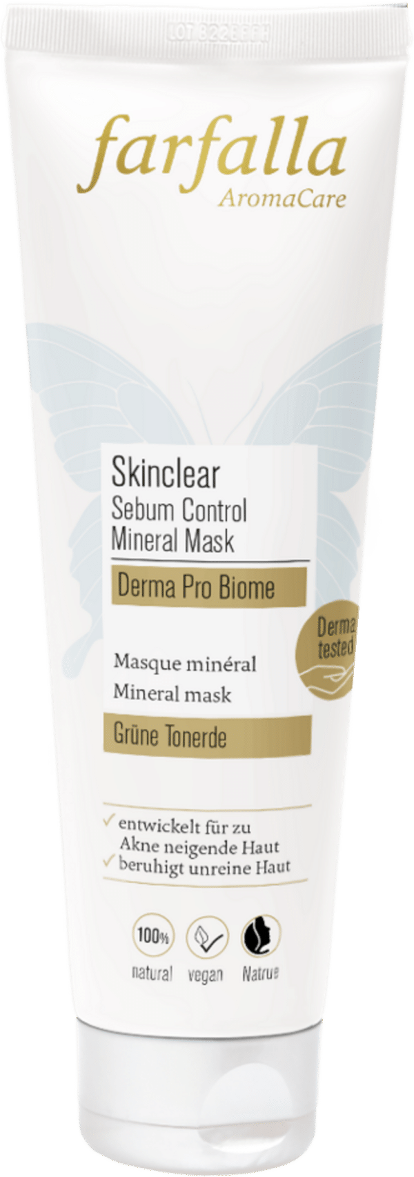 farfalla Skinclear Derma Pro Biome Sebum Control Mineral Mask - 50 ml