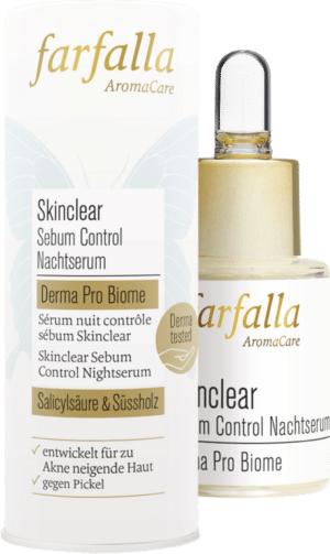 farfalla Skinclear Derma Pro Biome Sebum Control Nachtserum - 15 ml