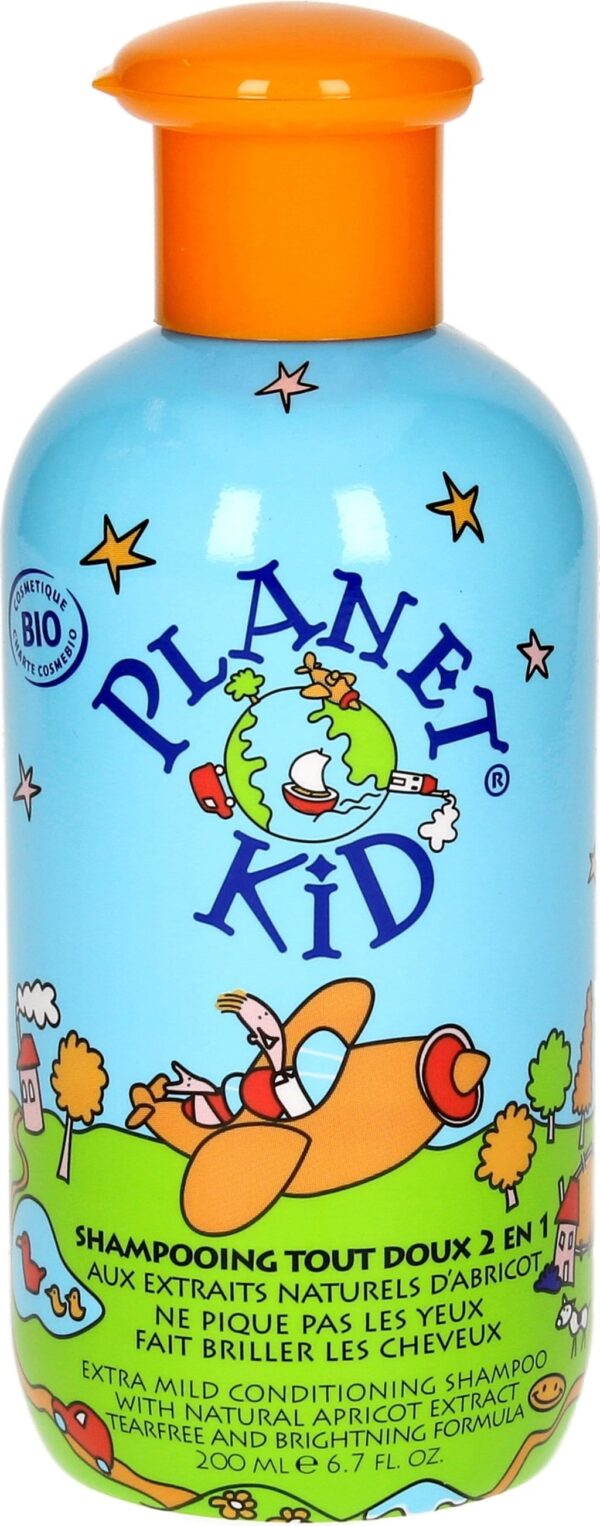 Planet Kid 2in1 Brightness Apricot Shampoo - 200 ml