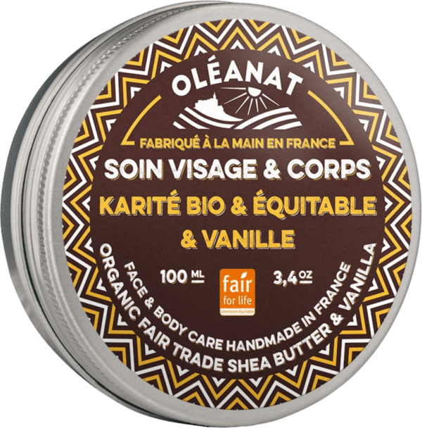 OLÉANAT Sheabutter mit Vanille - 100 ml