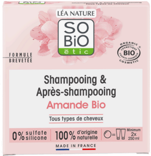 LÉA NATURE SO BiO étic 2in1 Festes Shampoo & Spülung Mandel - 65 g