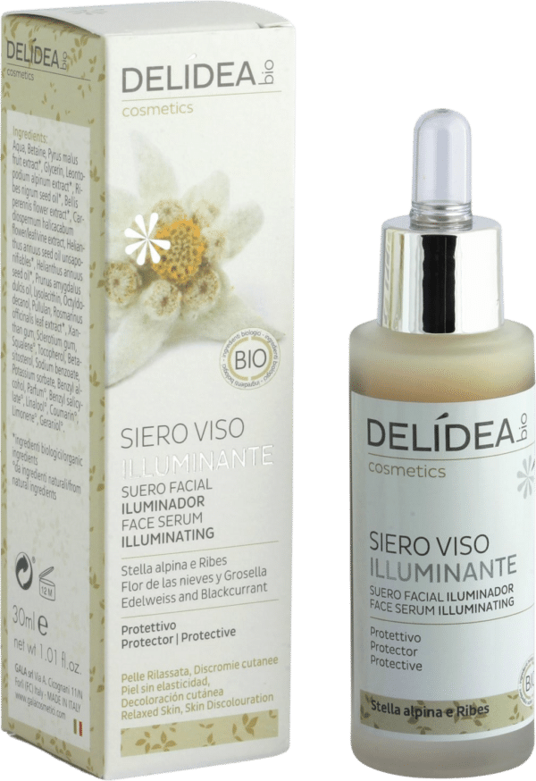 DELIDEA Edelweiss & Blackcurrant Illuminating Face Serum - 30 ml