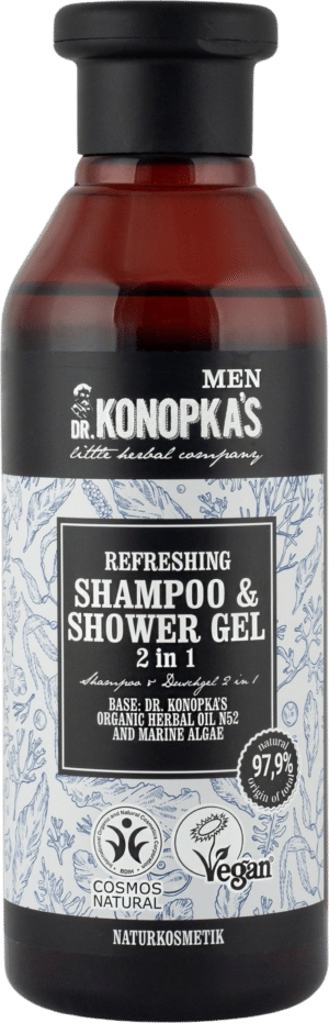 Dr. KONOPKA'S MEN Refreshing Shampoo & Shower Gel - 280 ml