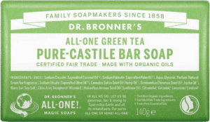 Dr. Bronner's Bar Soap Green Tea - 140 g