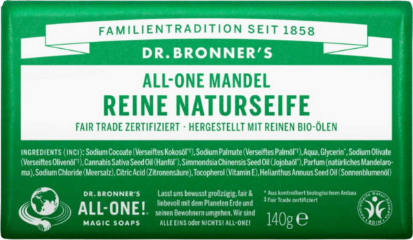 Dr. Bronner's Bar Soap Mandel - 140 g