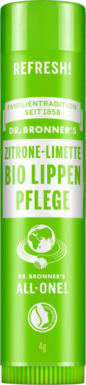 Dr. Bronner's Lip Balm Zitrone Limette - 4 g