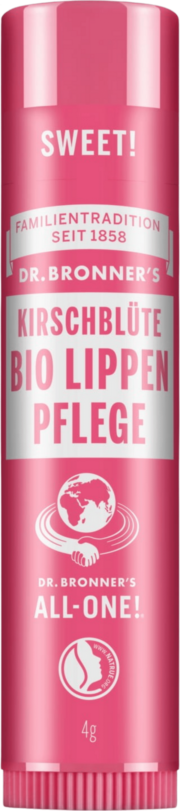 Dr. Bronner's Bio-Lippenpflege Kirschblüte - 4 g