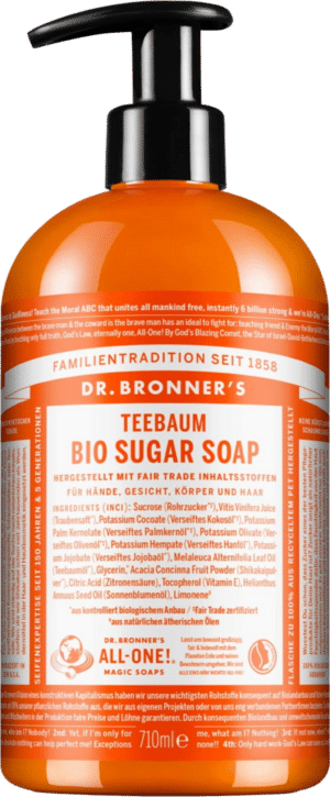 Dr. Bronner's Teebaum Sugar Soap - 710 ml