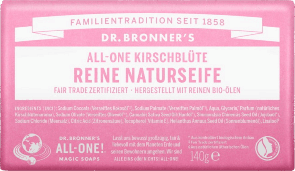 Dr. Bronner's Bar Soap Kirschblüte - 140 g