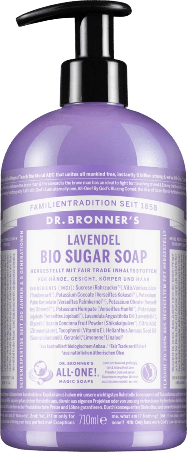 Dr. Bronner's Lavendel Sugar Soap - 710 ml