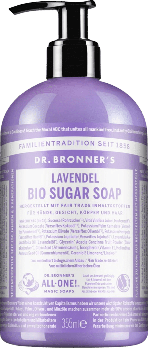 Dr. Bronner's Lavendel Sugar Soap - 355 ml