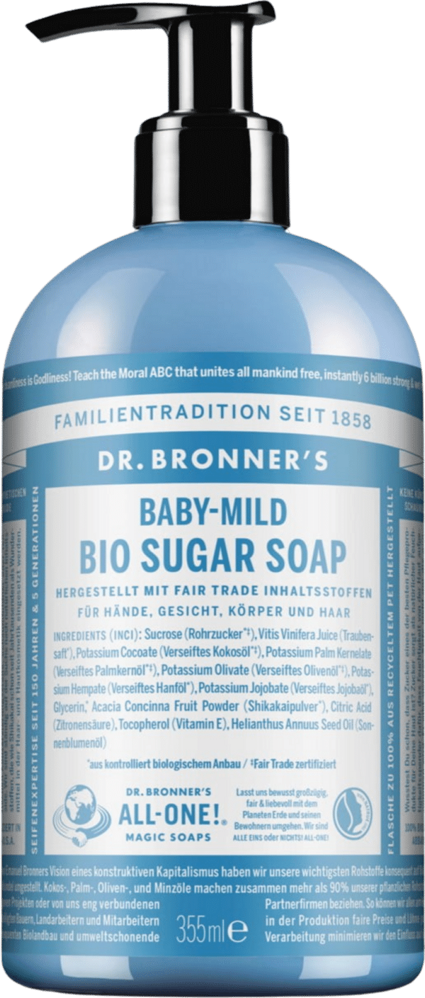 Dr. Bronner's Baby-Mild Sugar Soap - 355 ml