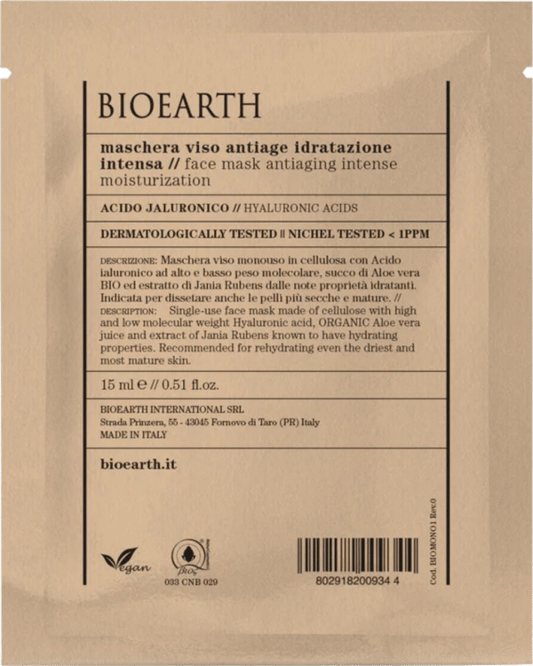 BIOEARTH Intensive Hydratation Anti-Aging Maske - 15 ml