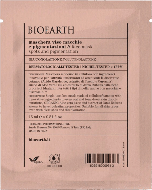 BIOEARTH Anti-Pigmentflecken Gesichtsmaske - 15 ml