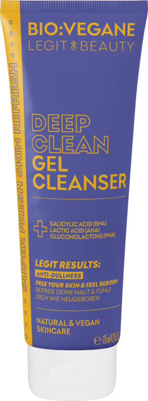 BIO:VÉGANE Legit Beauty Deep Clean Gel Cleanser - 125 ml