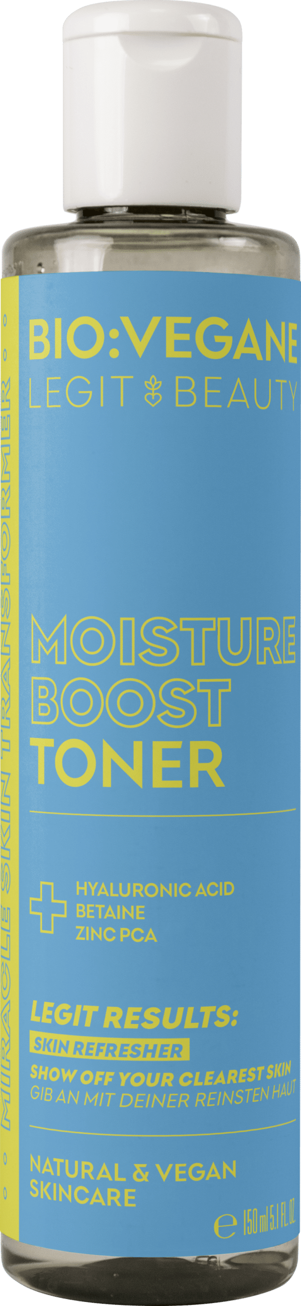 BIO:VÉGANE Legit Beauty Moisture Boost Toner - 150 ml