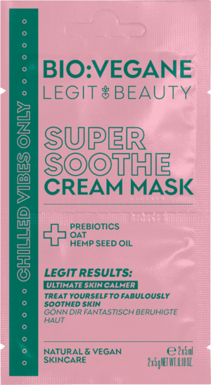 BIO:VÉGANE Legit Beauty Super Soothe Cream Mask - 10 ml