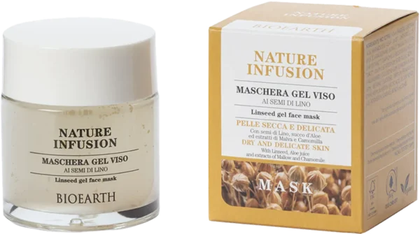 BIOEARTH NATURE INFUSION Gelmaske Leinsamen - 100 ml