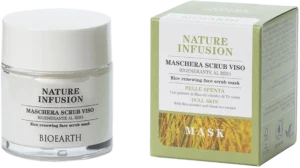 BIOEARTH NATURE INFUSION Peeling-Maske Reis - 100 ml