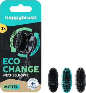 happybrush Eco Change Wechselköpfe - 3 Stk