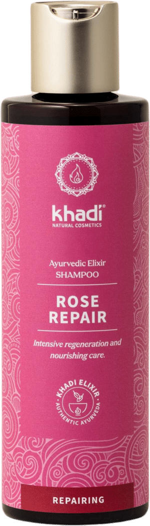 Khadi® Ayurvedisches Elixier Shampoo Rose Repair - 200 ml