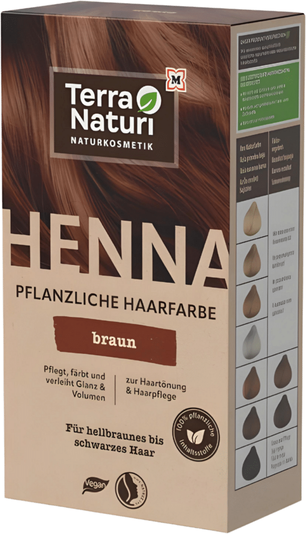 Terra Naturi Henna Pflanzenhaarfarbe Braun - 100 g