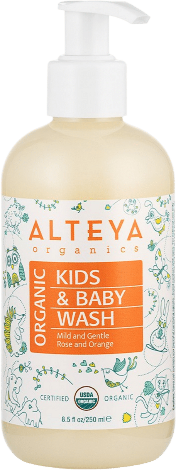 Alteya Organics Organic Kids & Baby Wash - 250 ml