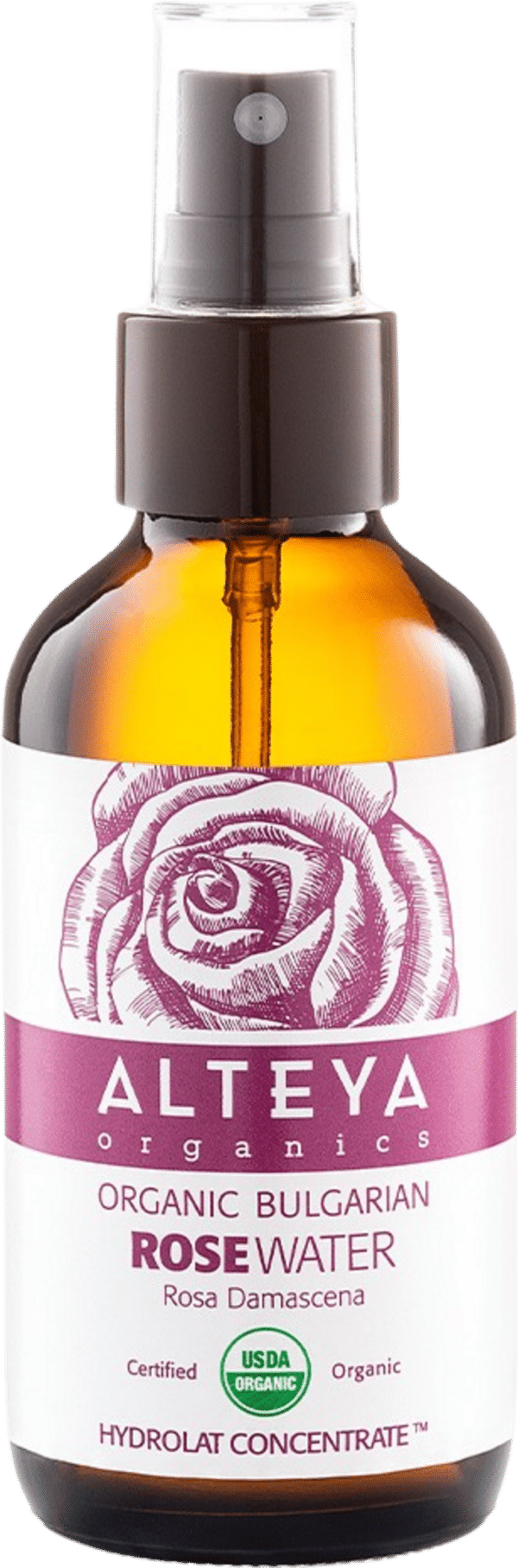 Alteya Organics Organic Bulgarian Rose Water Rosa Damascena - 120 ml