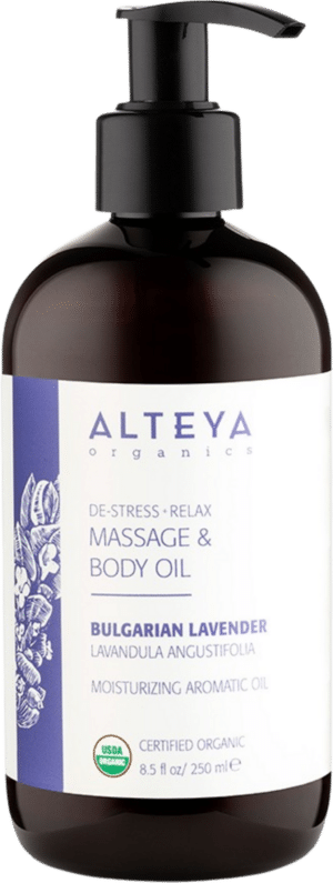 Alteya Organics Massage & Body Oil Bulgarian Lavender - 250 ml