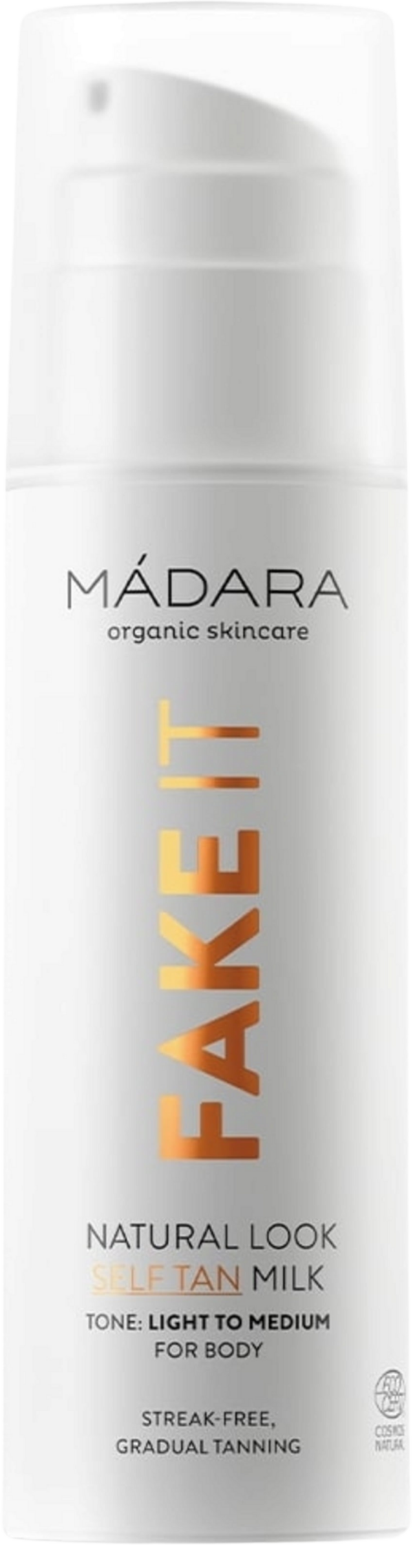 MÁDARA Organic Skincare FAKE IT Natural Look Self Tan Milk - 150 ml