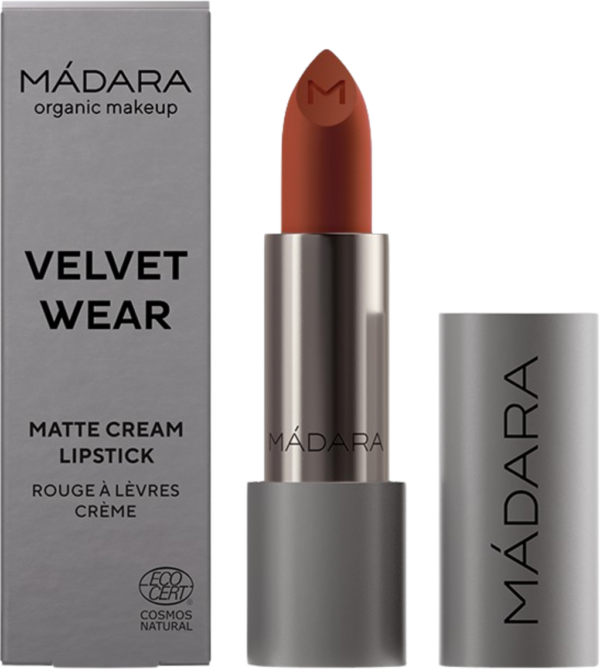 MÁDARA Organic Skincare Velvet Wear Matte Cream Lipstick - 33 Magma