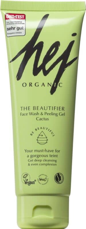 HEJ ORGANIC The Beautifier Face Wash & Peeling Gel Cactus - 125 ml