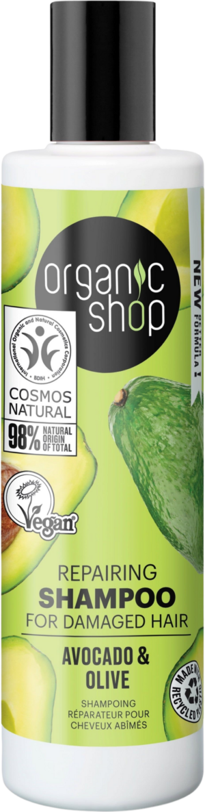 Organic Shop Repairing Shampoo Avocado & Olive - 280 ml