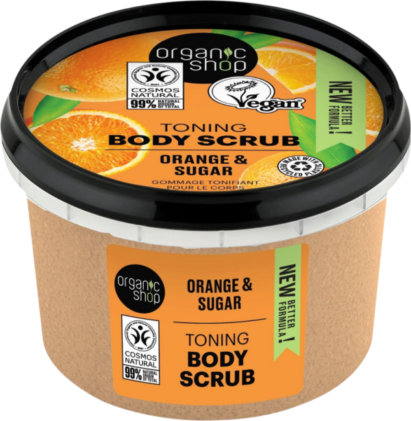 Organic Shop Toning Body Scrub Orange & Sugar - 250 ml