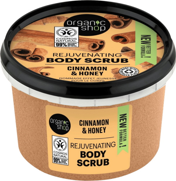 Organic Shop Rejuvenating Body Scrub Cinnamon & Honey - 250 ml