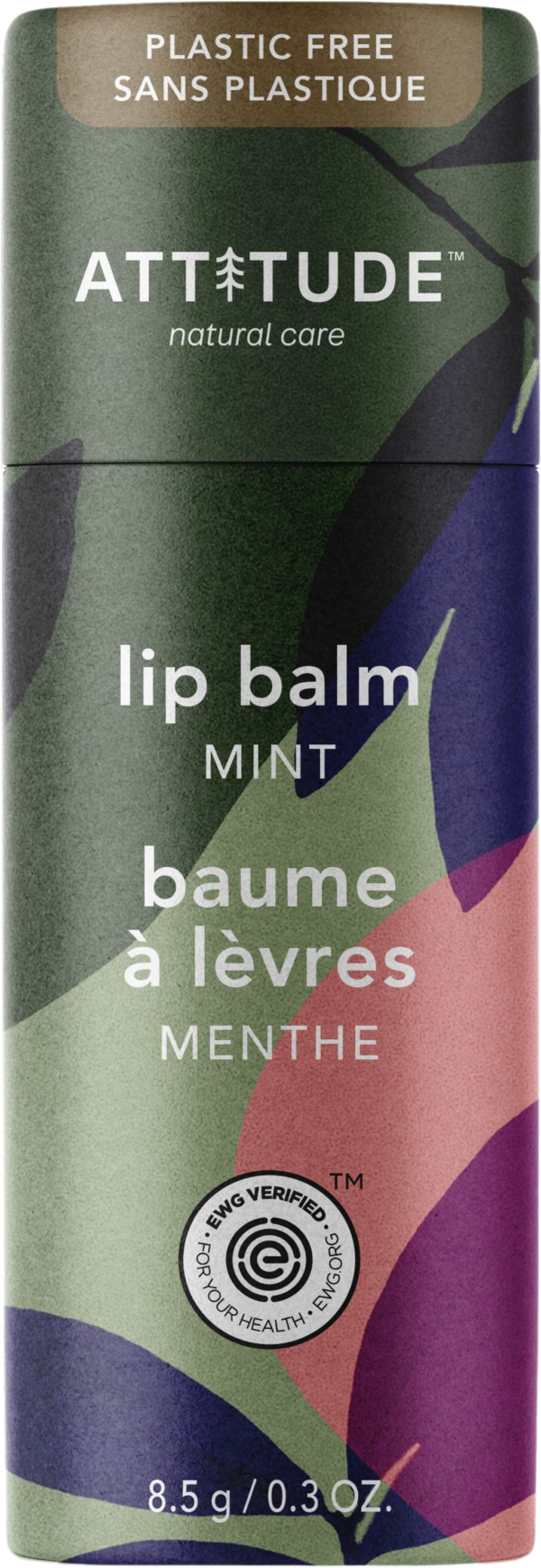 ATTITUDE Leaves Bar Lip Balm - Mint