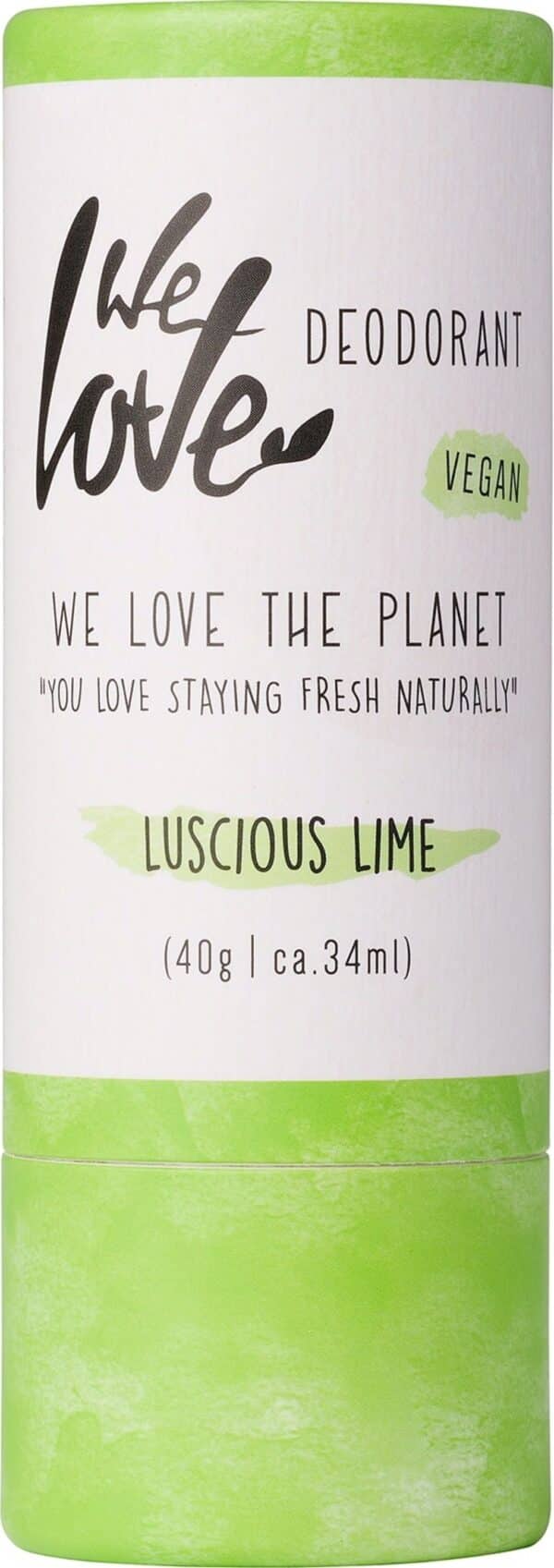 We Love The Planet Luscious Lime Deodorant - Deo-Stick 40 g