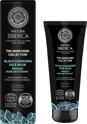 Natura Siberica Black Cleansing Face Mask - 80 ml