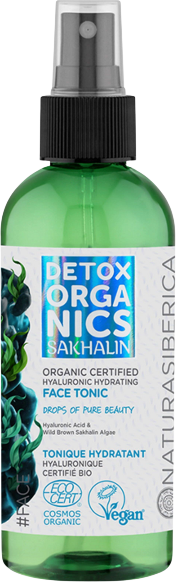 Natura Siberica DETOX SAKHALIN Hyaluronic Hydrating Face Tonic - 170 ml