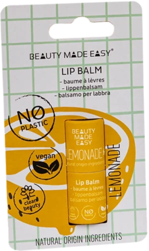 BEAUTY MADE EASY Paper Tube Lip Balm Summertime - Lemonade