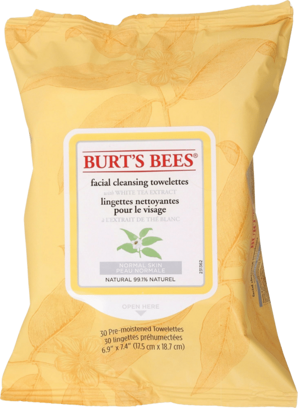 Burt's Bees Facial Cleansing Towelettes - White Tea