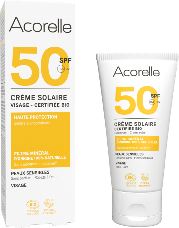 Acorelle Gesichts-Sonnencreme LSF 50 - 50 ml