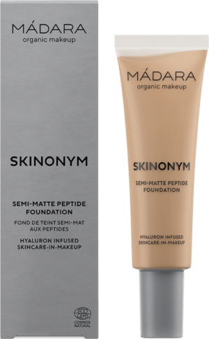 MÁDARA Organic Skincare SKINONYM Semi-Matte Peptide Foundation - 55 Clay