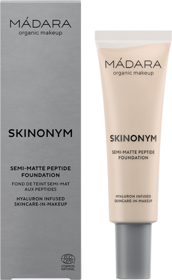 MÁDARA Organic Skincare SKINONYM Semi-Matte Peptide Foundation - 15 Stone