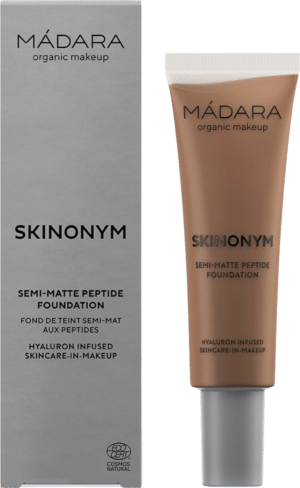 MÁDARA Organic Skincare SKINONYM Semi-Matte Peptide Foundation - 85 Umber