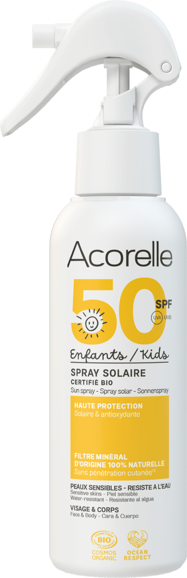 Acorelle Sonnenspray Kids LSF 50 - 150 ml