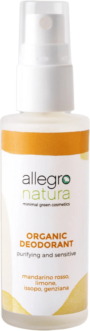 allegro natura Red Mandarine & Lemon Purifying & Sensitive Deodorant - 30 ml