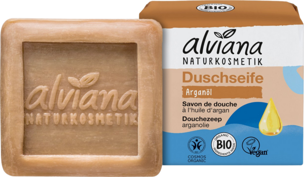 alviana Naturkosmetik Feste Duschseife Arganöl - 100 g