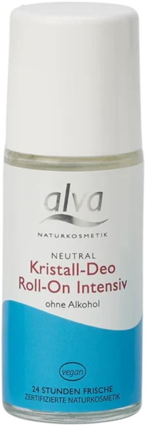 Alva Kristall Roll-on-Deo "Intensiv" - 50 ml